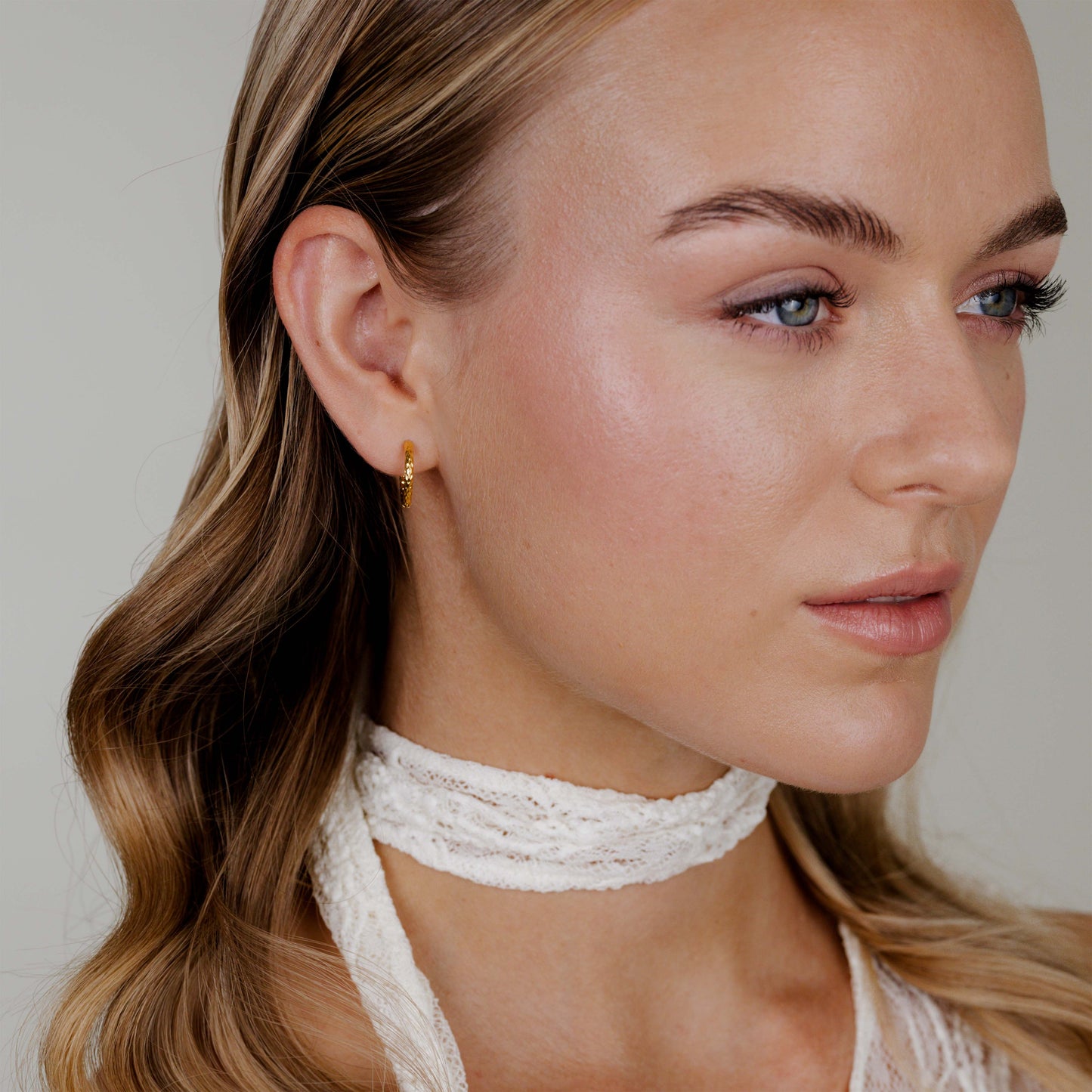 Prism Hoops Small Gold