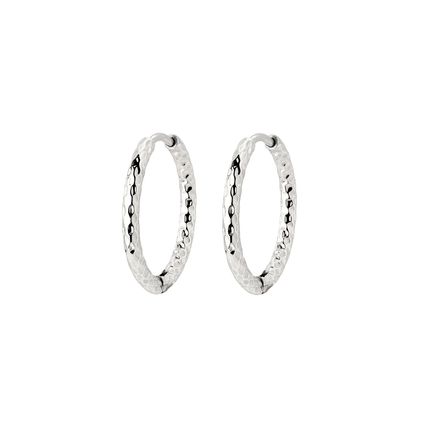 Prism Hoops Medium Silver