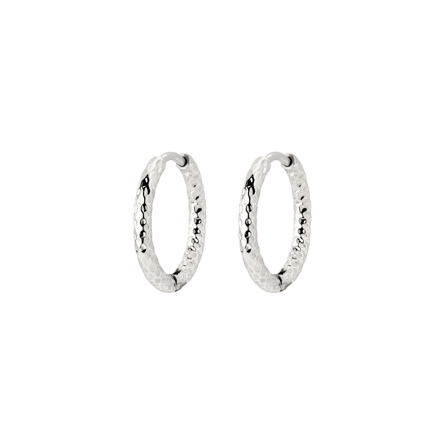 Prism Hoops Small Silver