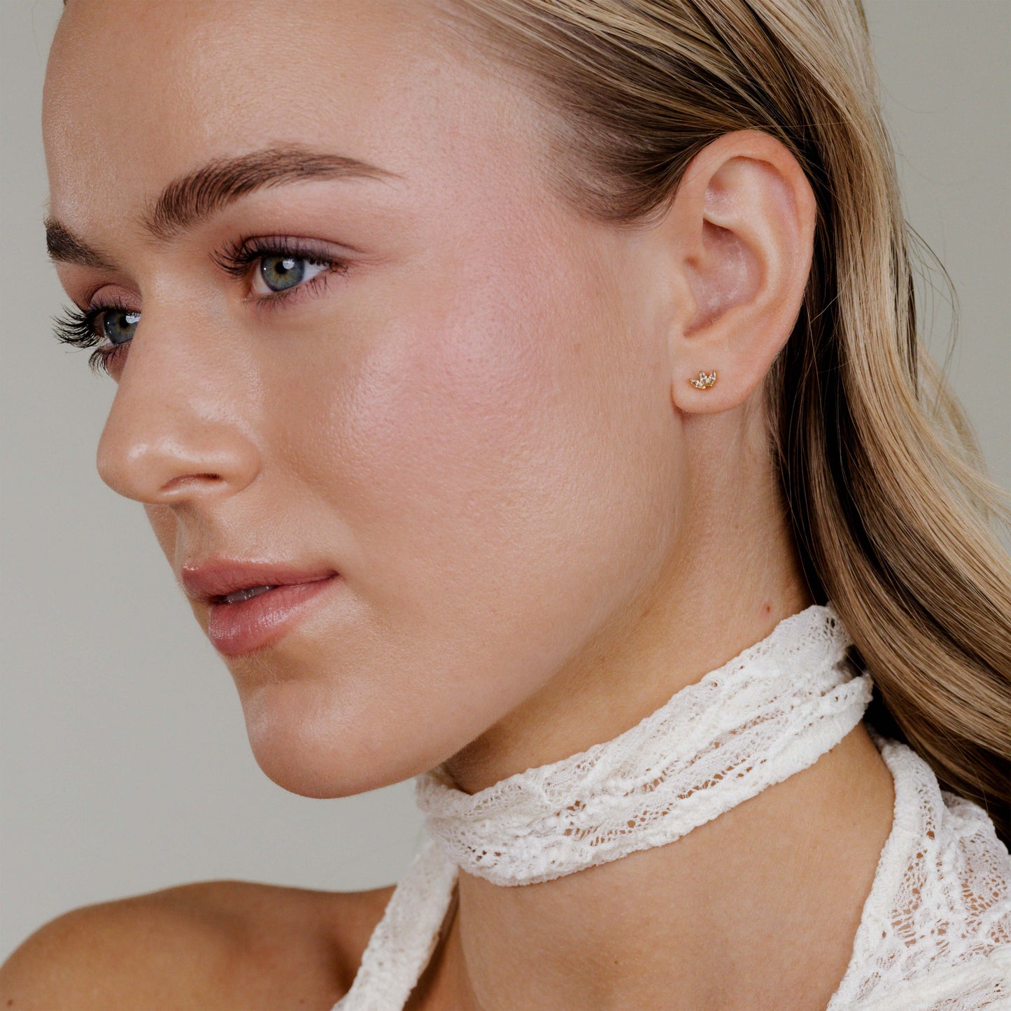 Royalty Studs Rose Gold