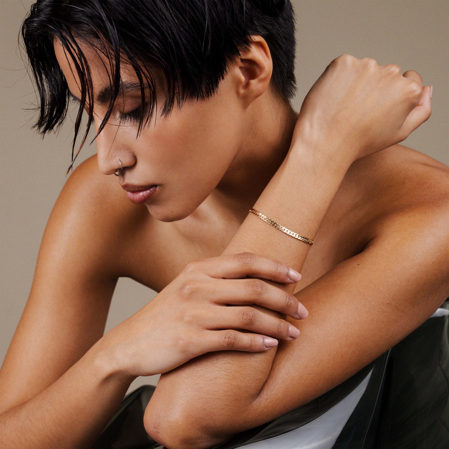 Snaked Bracelet Rose Gold