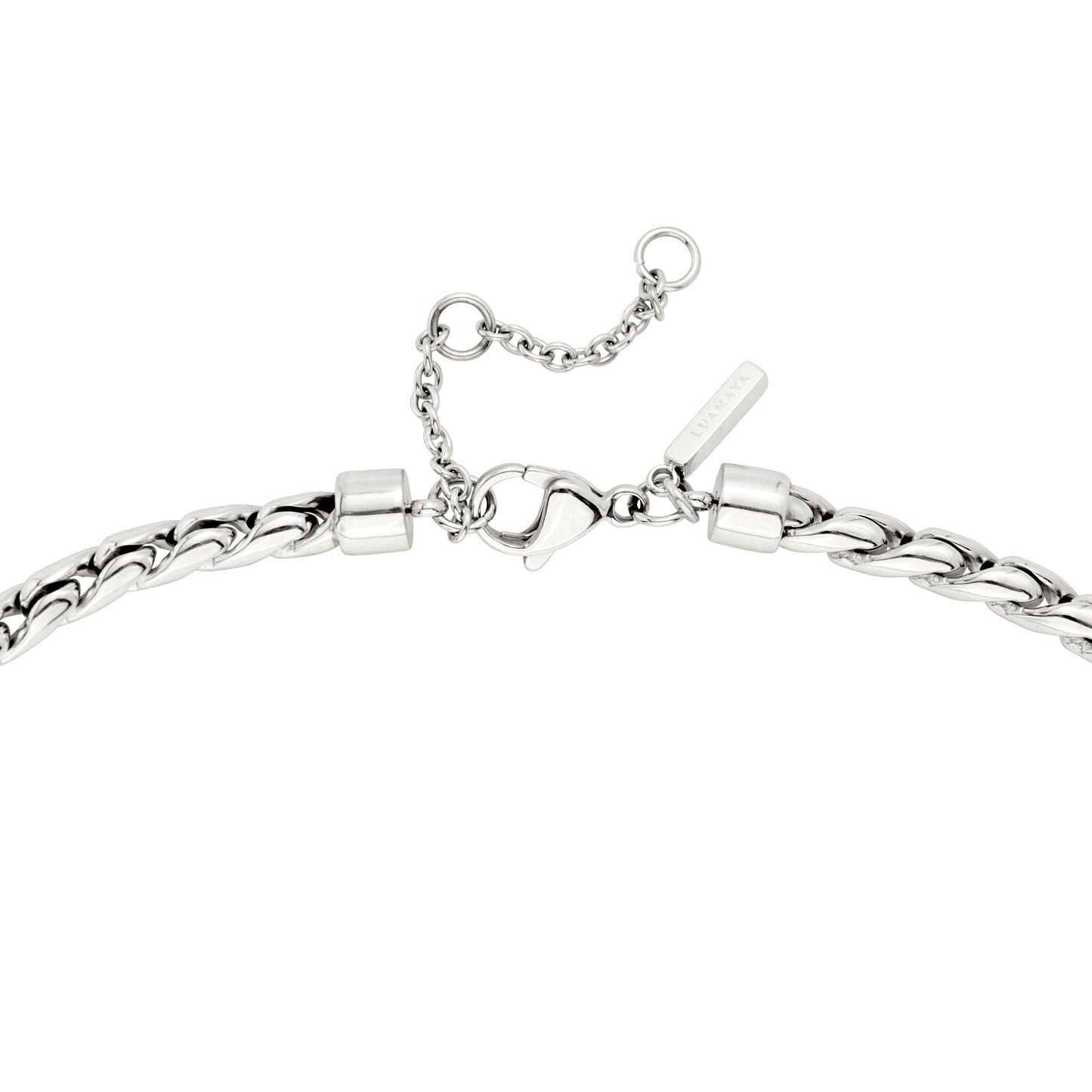 Spiral Links Necklace Silver