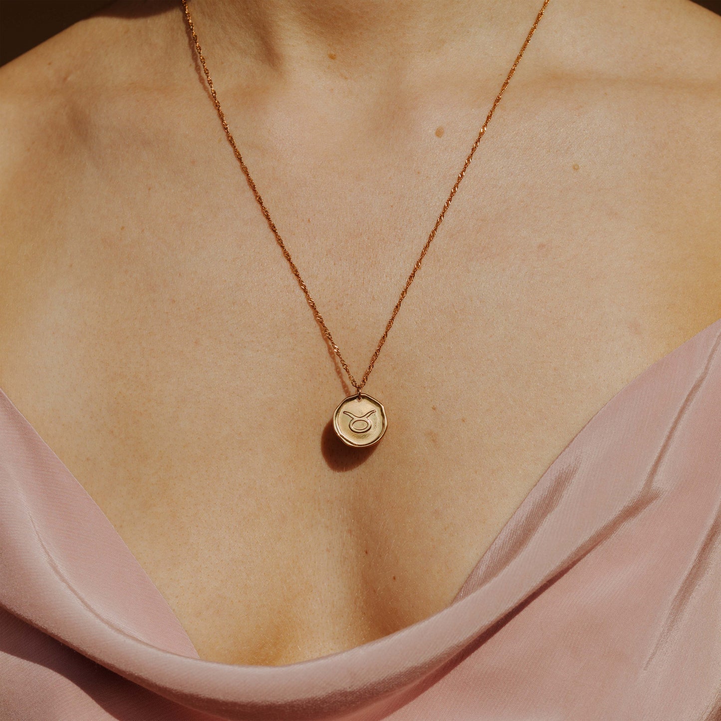 Zodiac Necklace – Toro Rose Gold