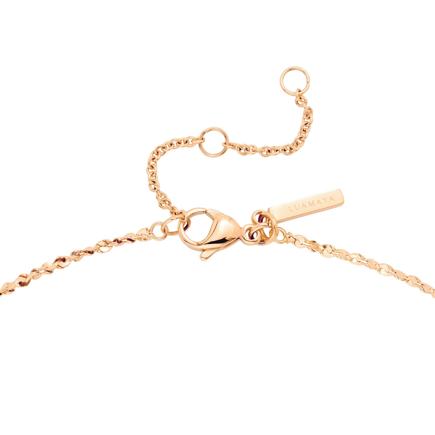 Tinsel Chain Necklace Rose Gold