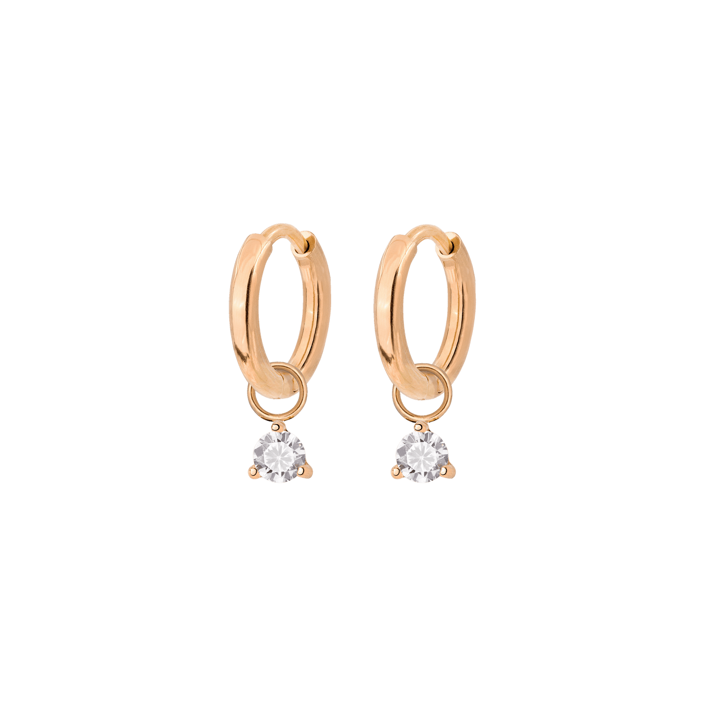 Blanco Lumbre Hoop Set Baby Rose Gold