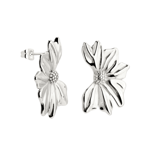 Eternal Bloom Studs Silver