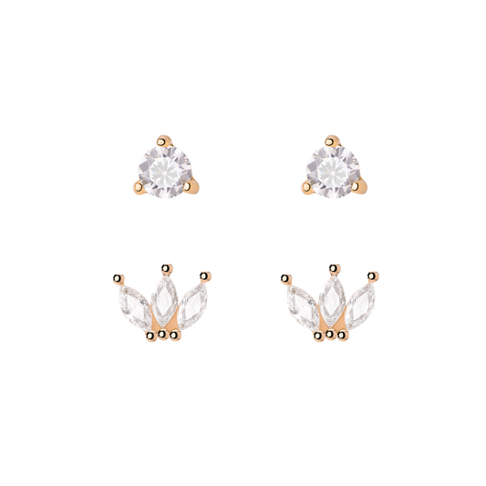 Royalty Stud Bundle Rose Gold