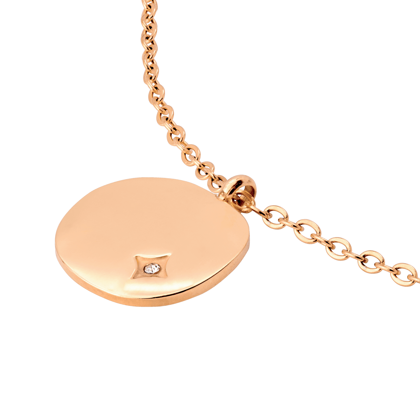 Spring Bling Necklace Rose Gold