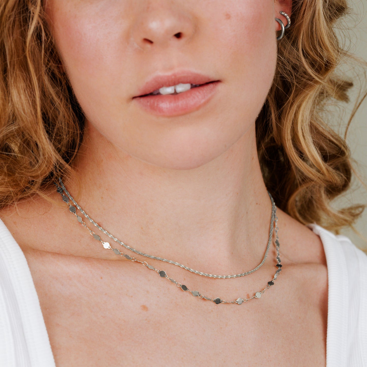 Timeless Ties Necklace Silver