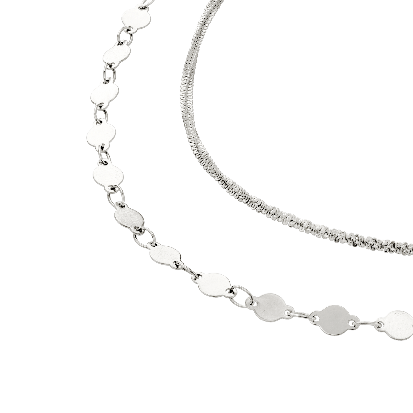 Timeless Ties Necklace Silver