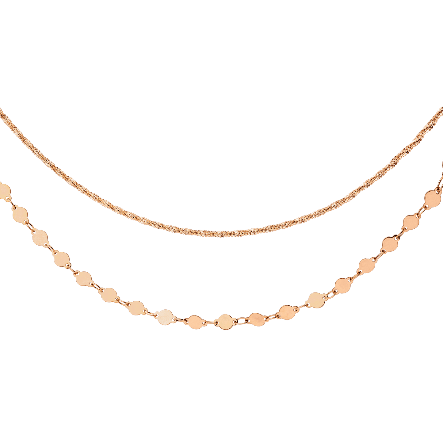 Timeless Ties Necklace Rose Gold