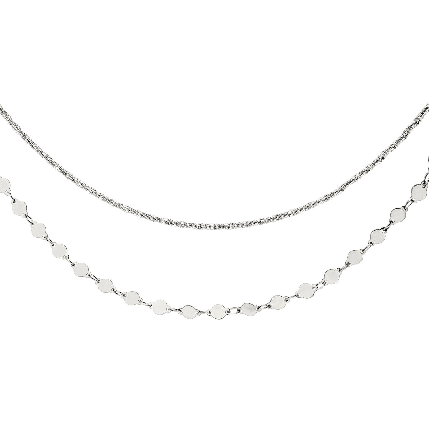 Timeless Ties Necklace Silver