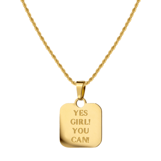 Yes girl! You can! Necklace Gold