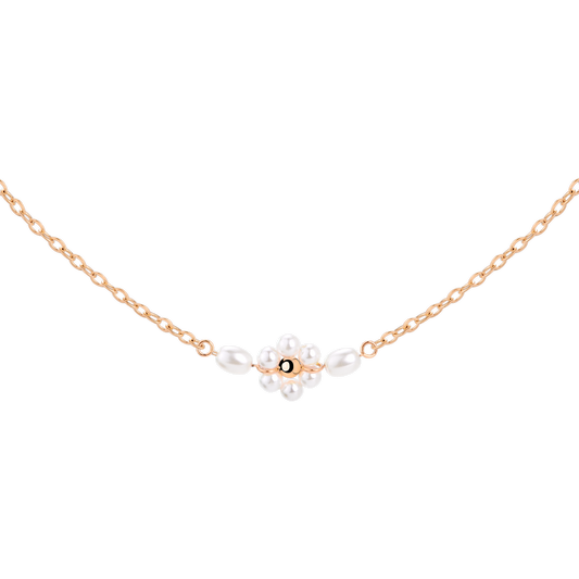 Daisy Choker Rose Gold