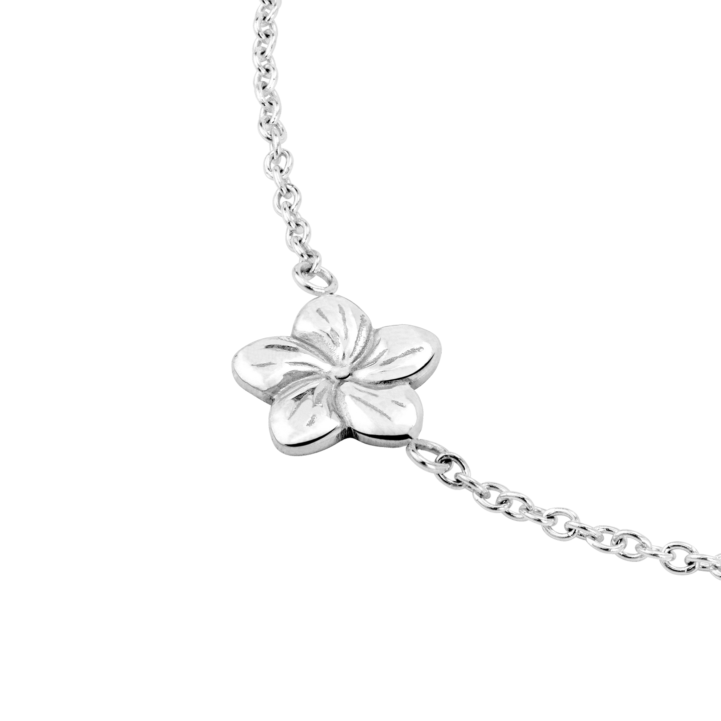 Floral Glow Choker Silver