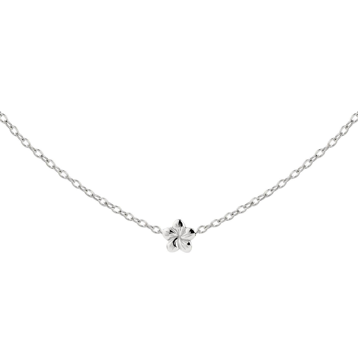 Floral Glow Choker Silver