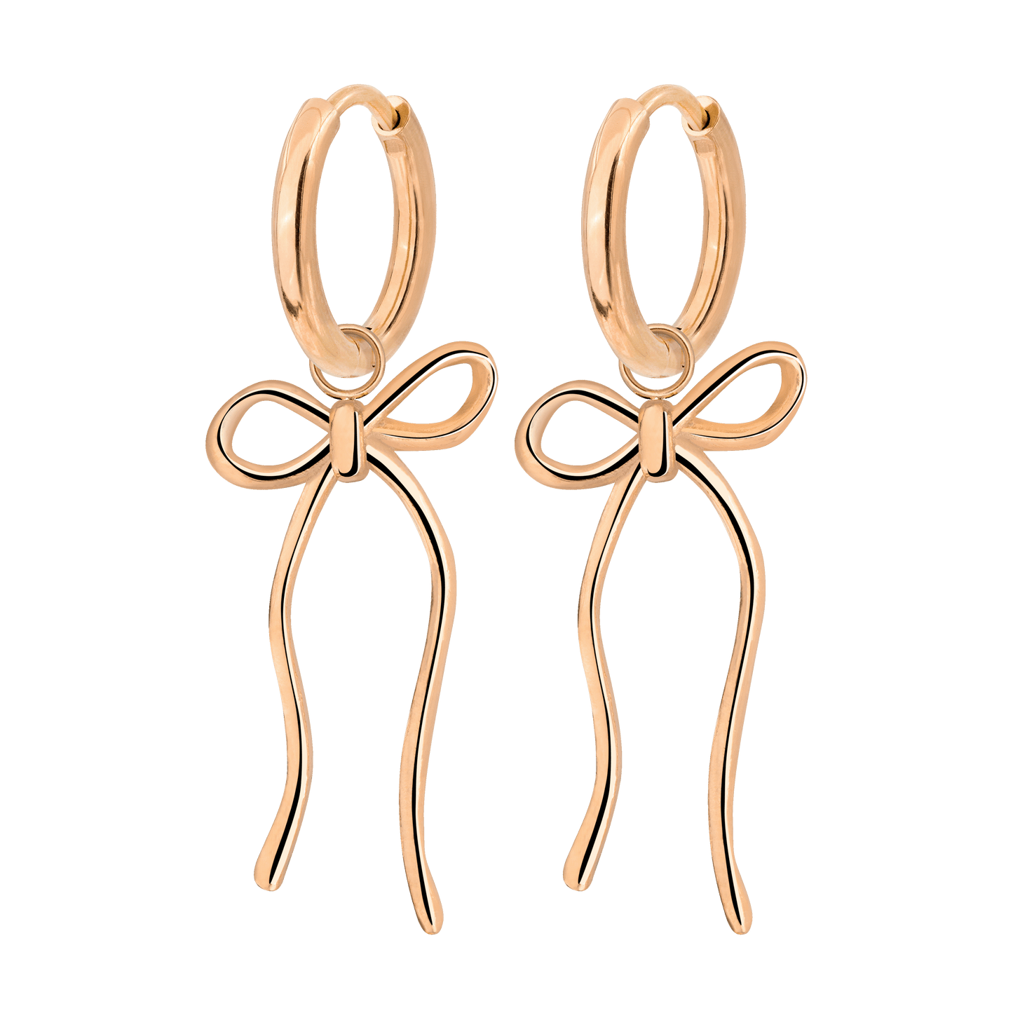 Lovely Loop Hoop Set Small Rose Gold