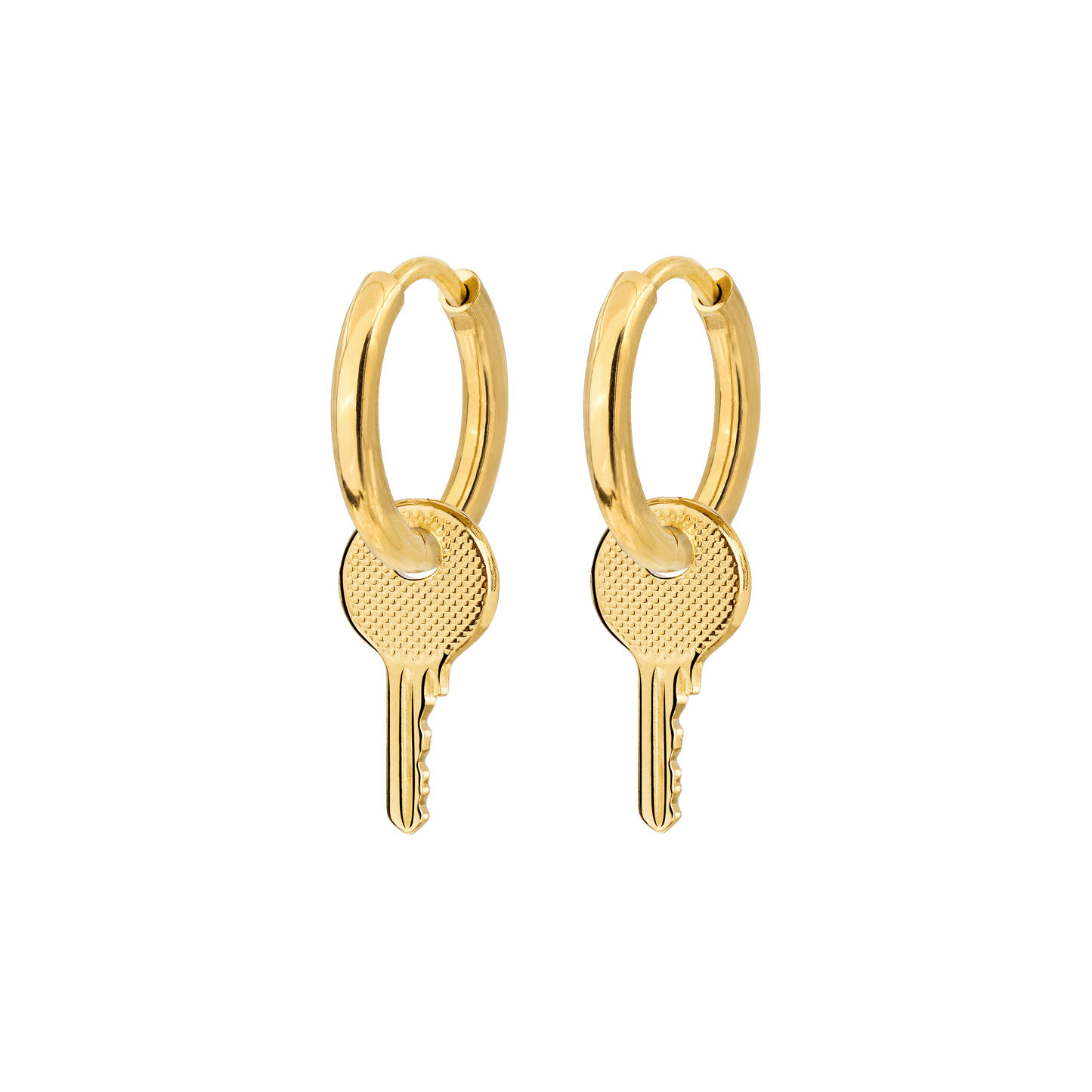 Low-key Hoop Set Small Gold
