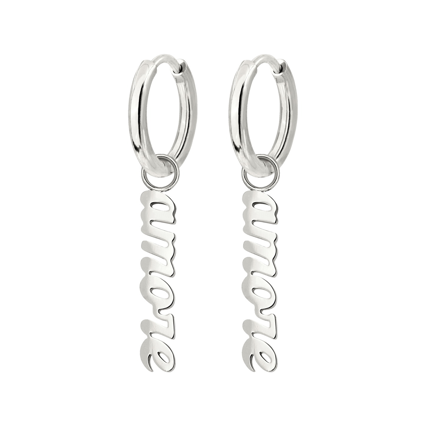 Amore puro Hoop Set Small Silver