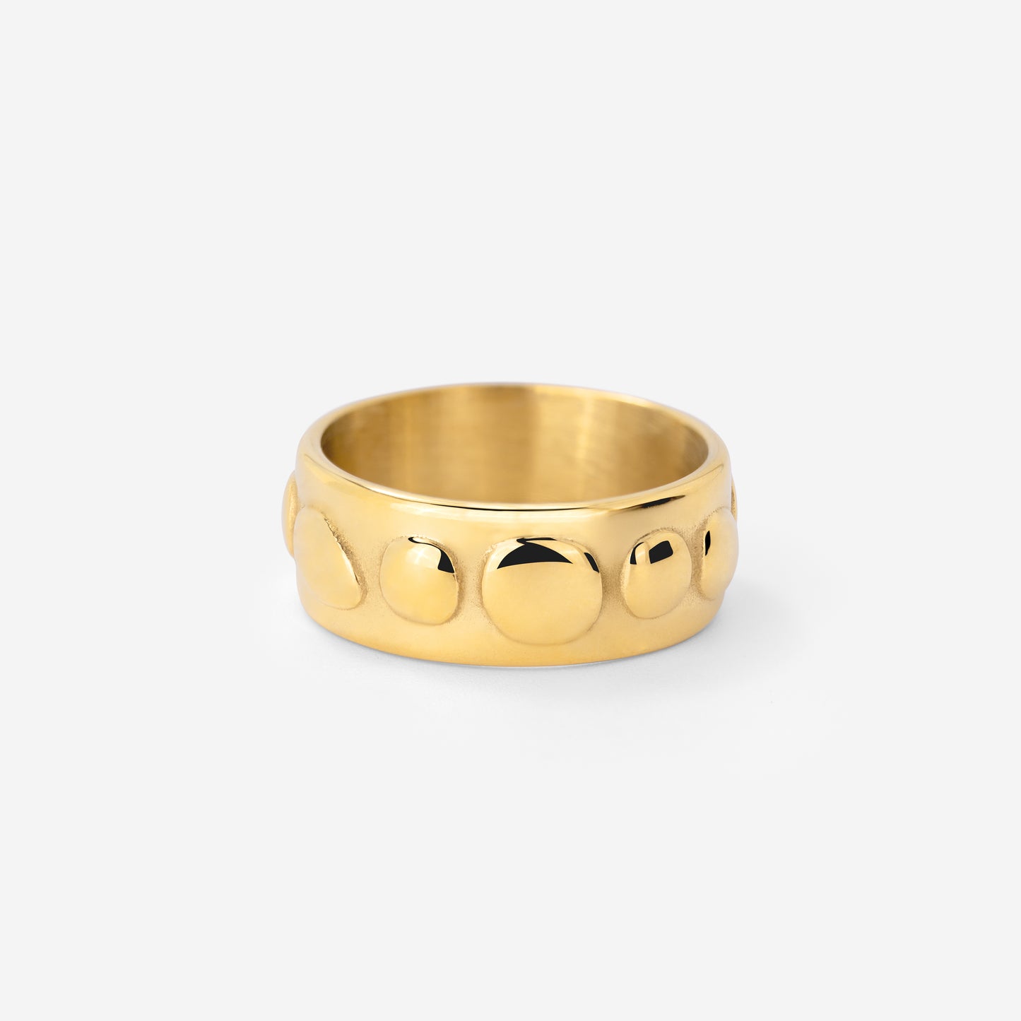 Boho Beads Ring Gold