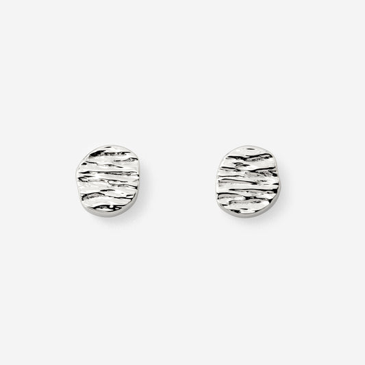 Boho Coin Studs Silver