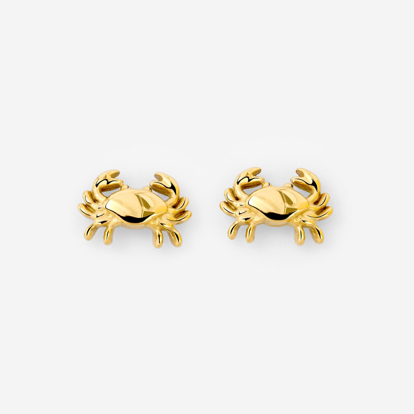 Crab Chaser Studs Gold