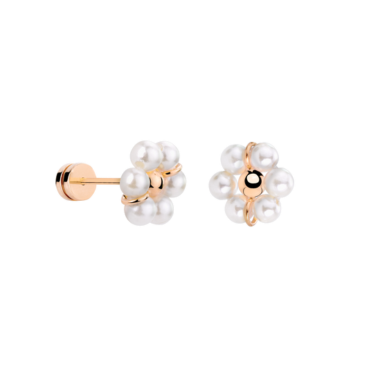 Daisy Studs Rose Gold