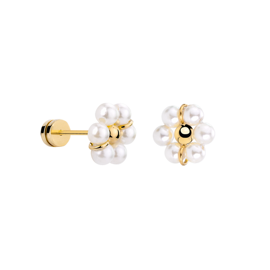 Daisy Studs Gold