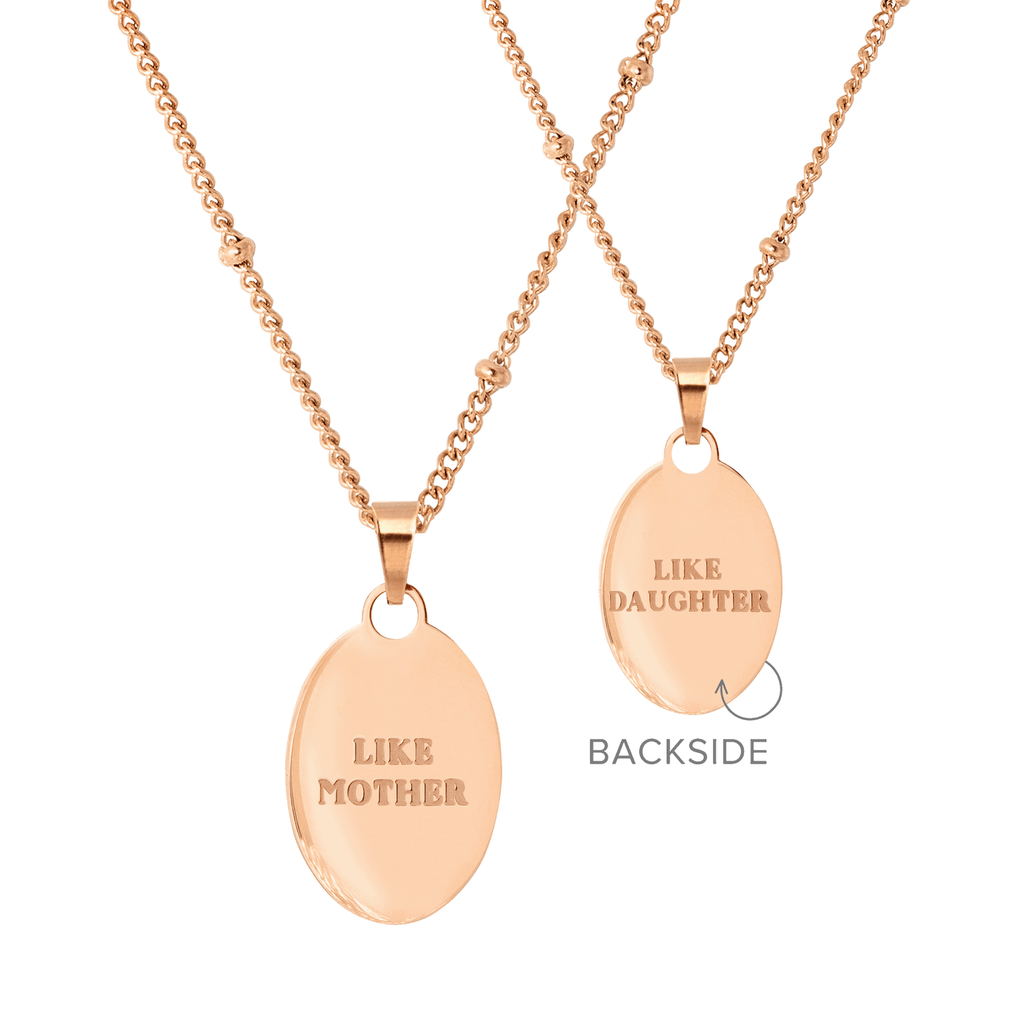 Eternal Bond Necklace Rose Gold