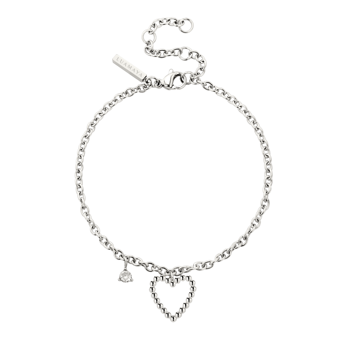 Heart of Gold Bracelet Silver