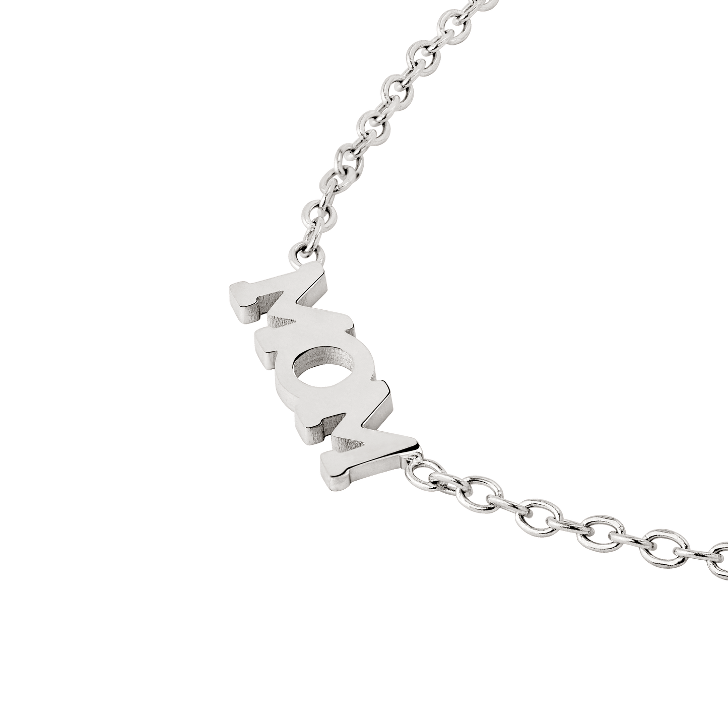 Mom Forever Necklace Silver