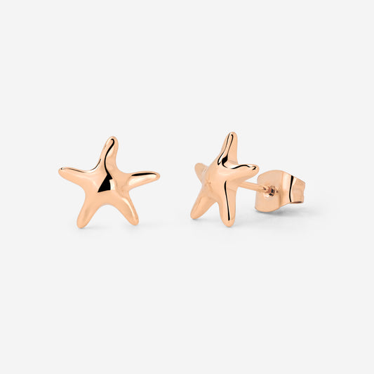 Sea Star Studs Rose Gold