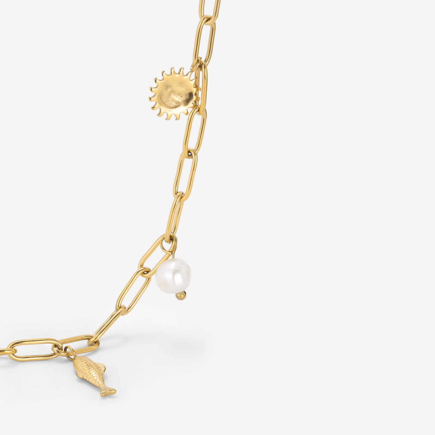 Seaside Treasures Necklace Gold