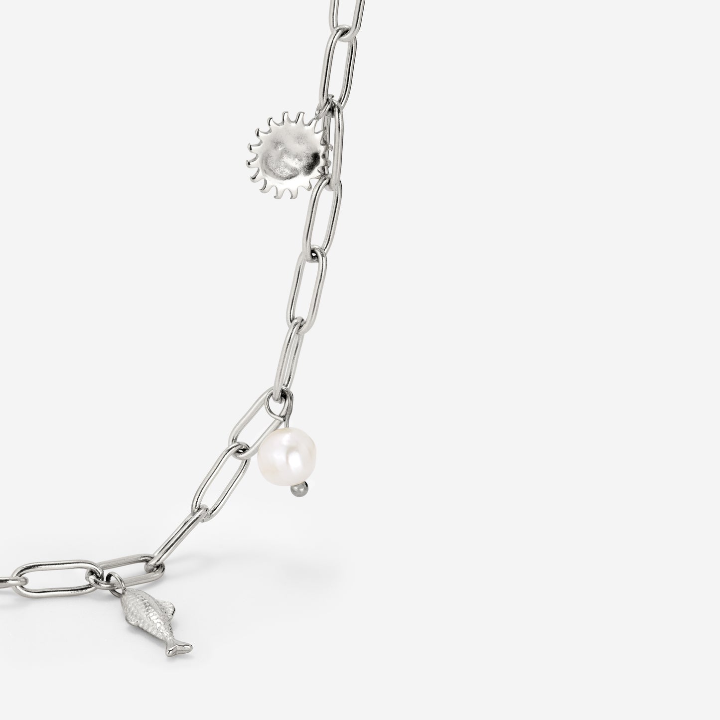 Seaside Treasures Necklace Silver