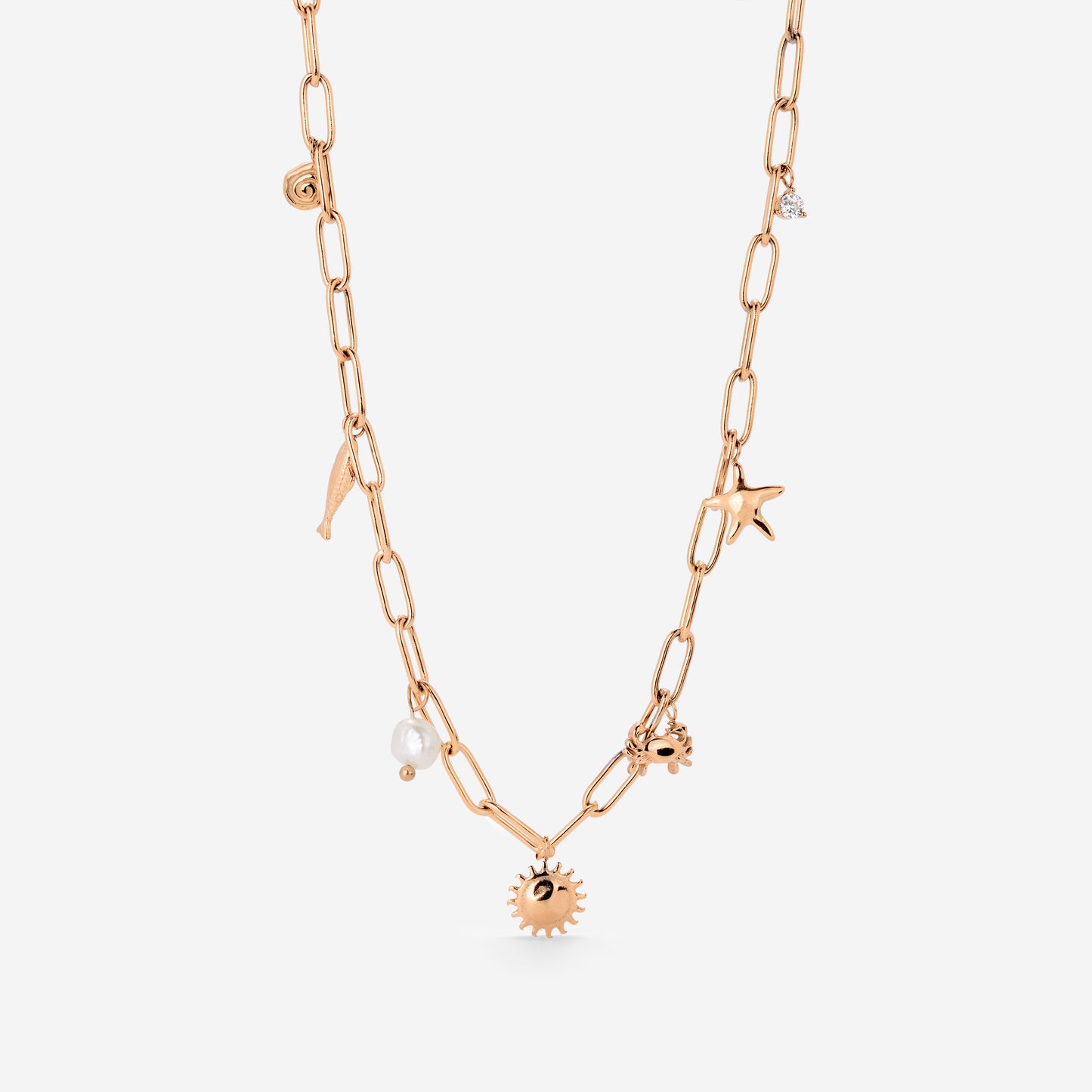 Seaside Treasures Necklace Rose Gold