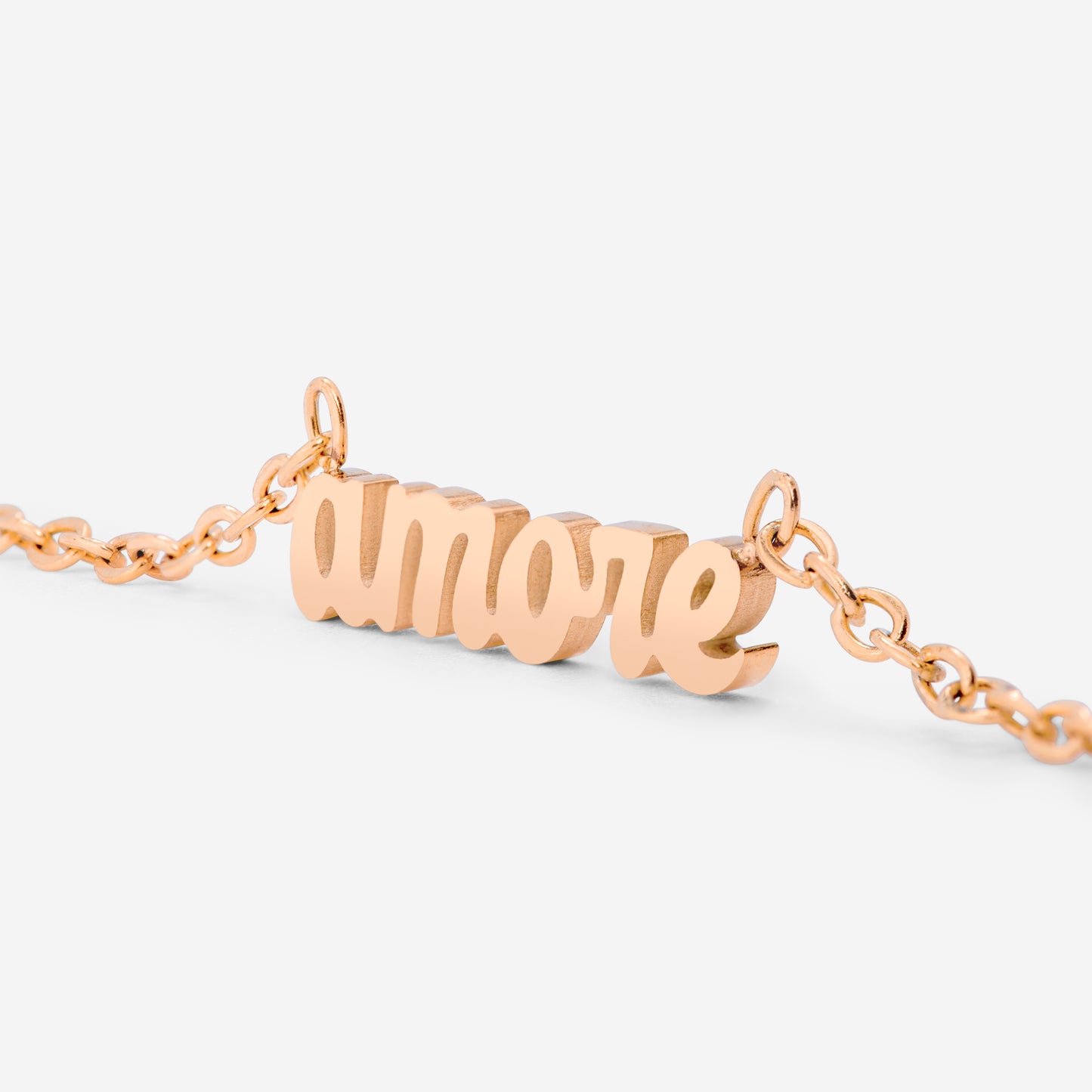 Amore Mio Necklace Rose Gold