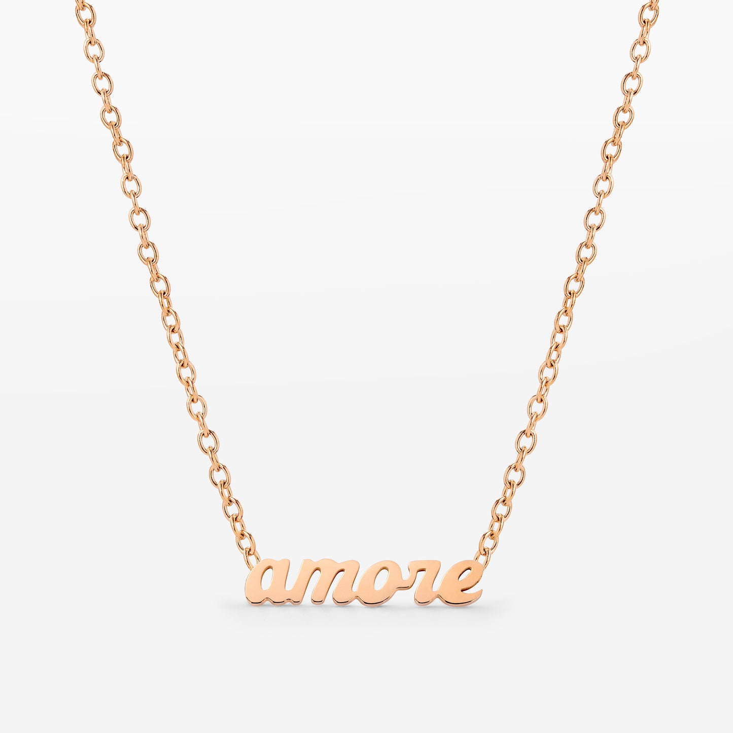 Amore Mio Necklace Rose Gold