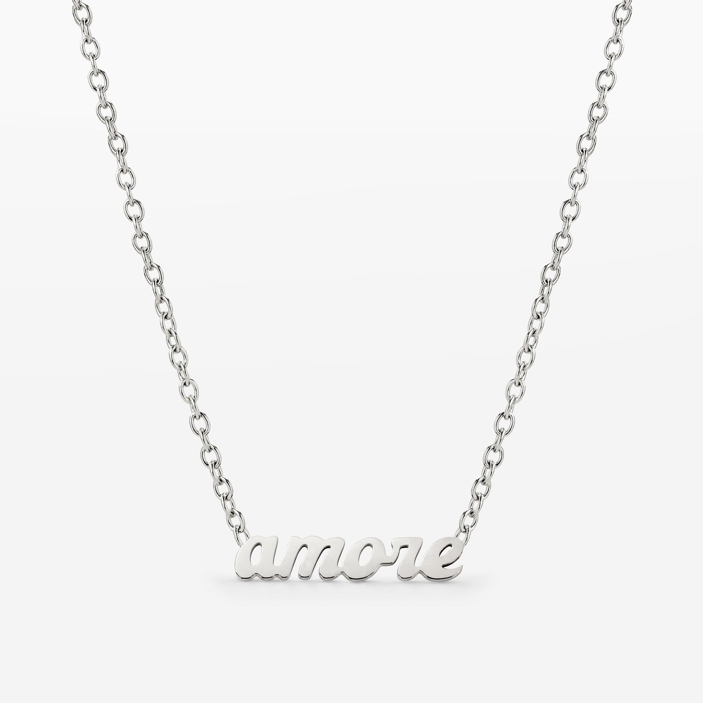 Amore Mio Necklace Silver
