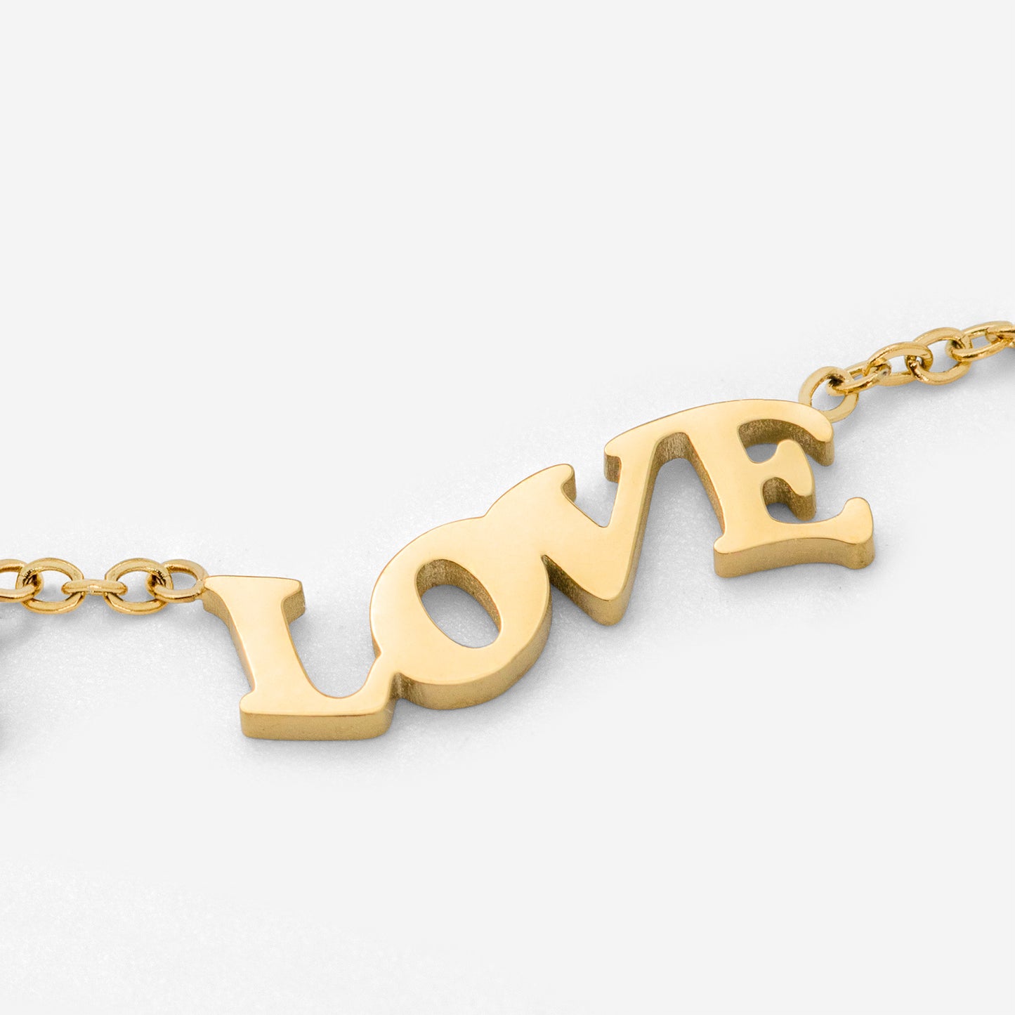 Love is Love Necklace Gold