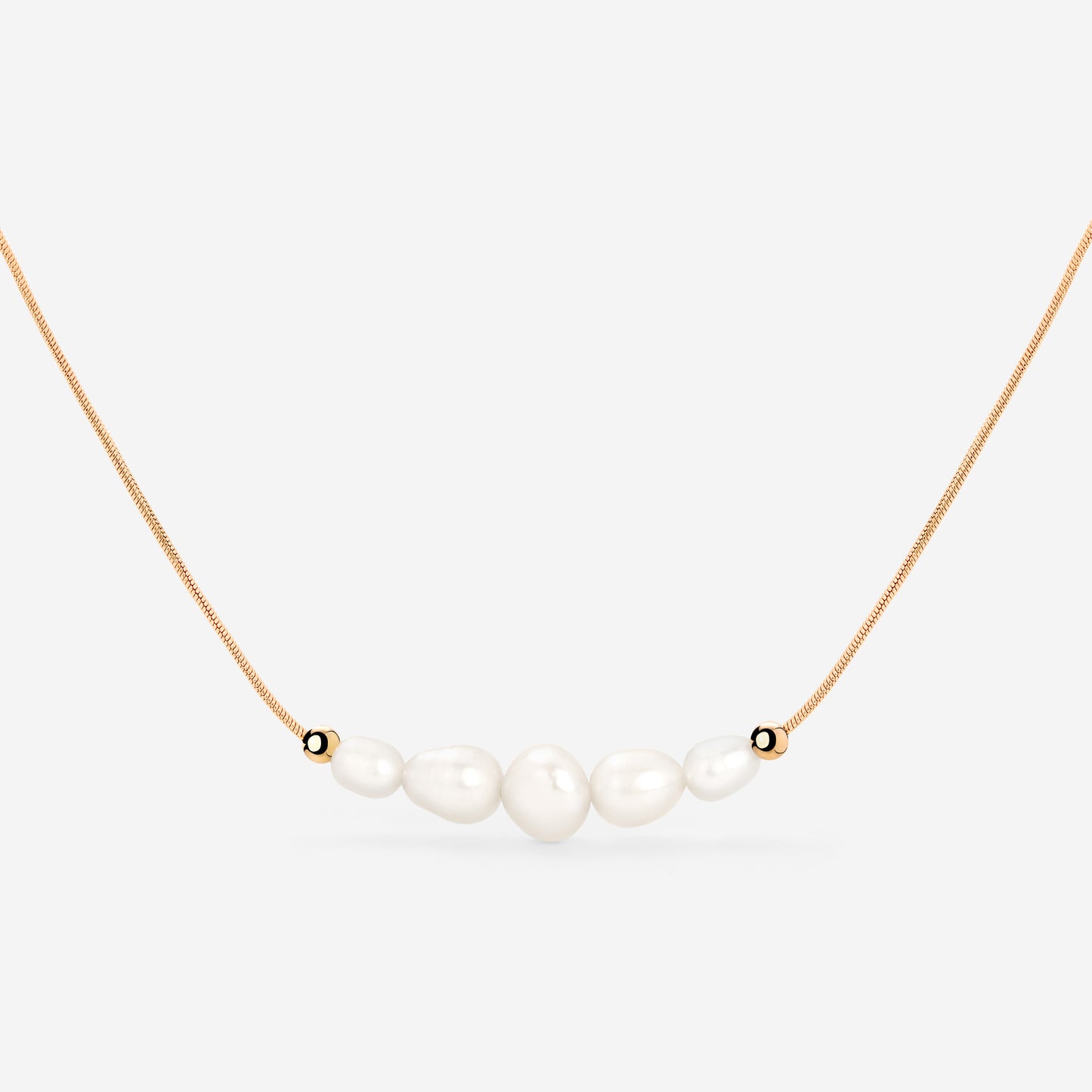 Pearlessence Choker Rose Gold