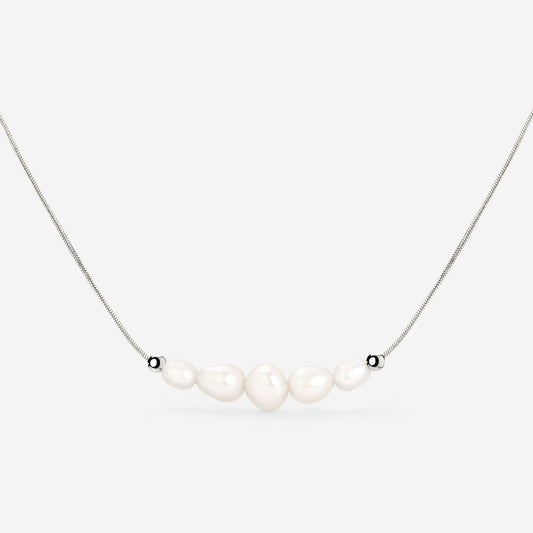 Pearlessence Choker Silver