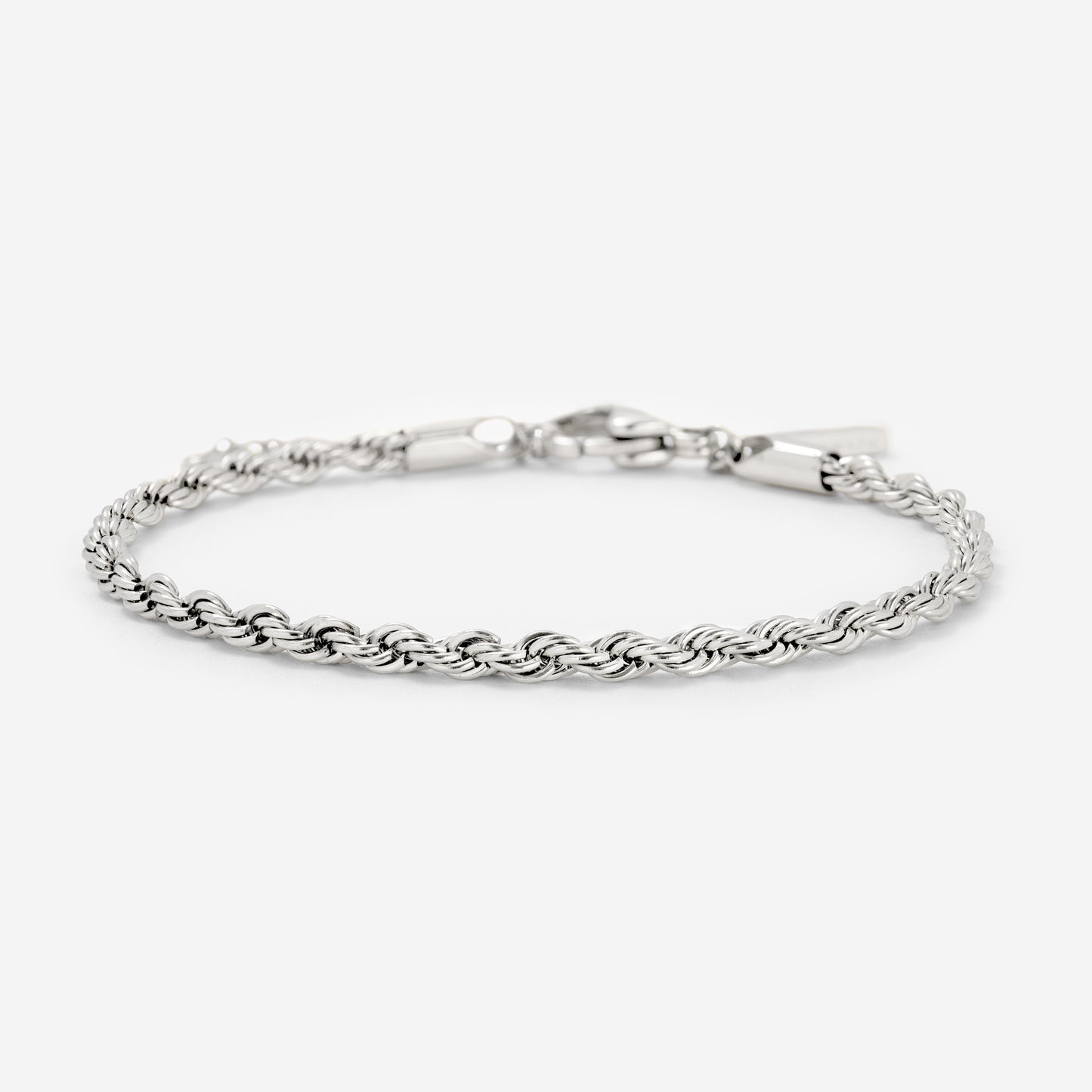 Rope Chain Bracelet Silver