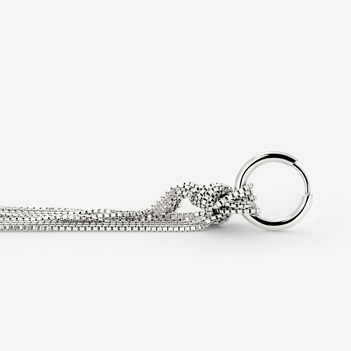 Sea Strands Hoop Set Small Silver