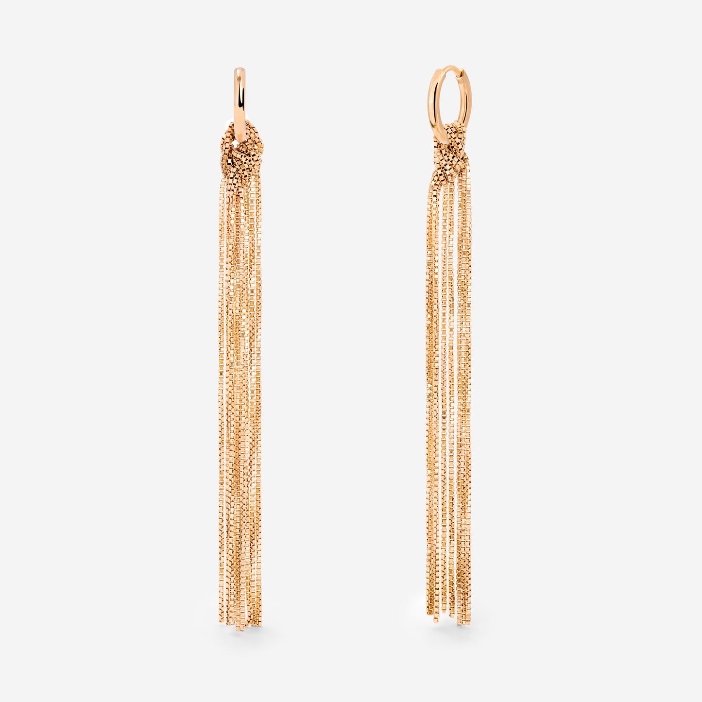 Sea Strands Hoop Set Small Rose Gold