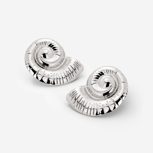 Siren's Spell Studs Silver