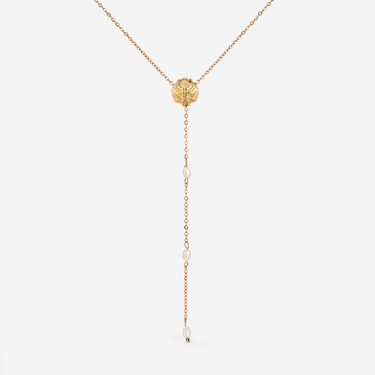 Ocean Lovers Y-Necklace Gold