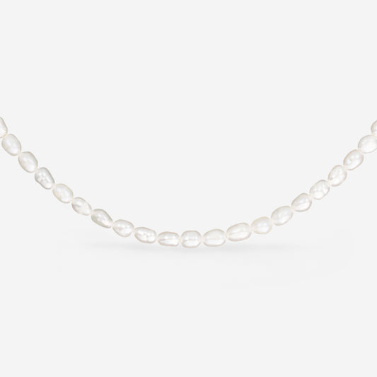Perlita Choker Silver