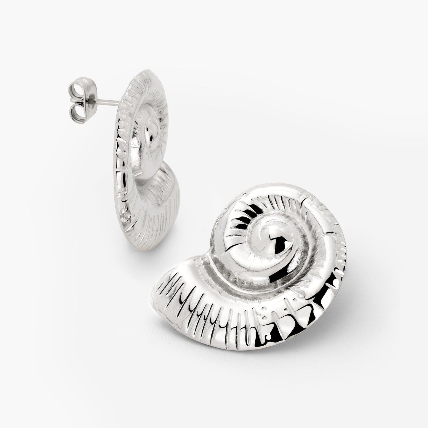 Siren's Spell Studs Silver