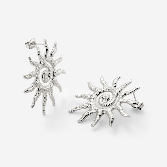 Soleil Studs Silver