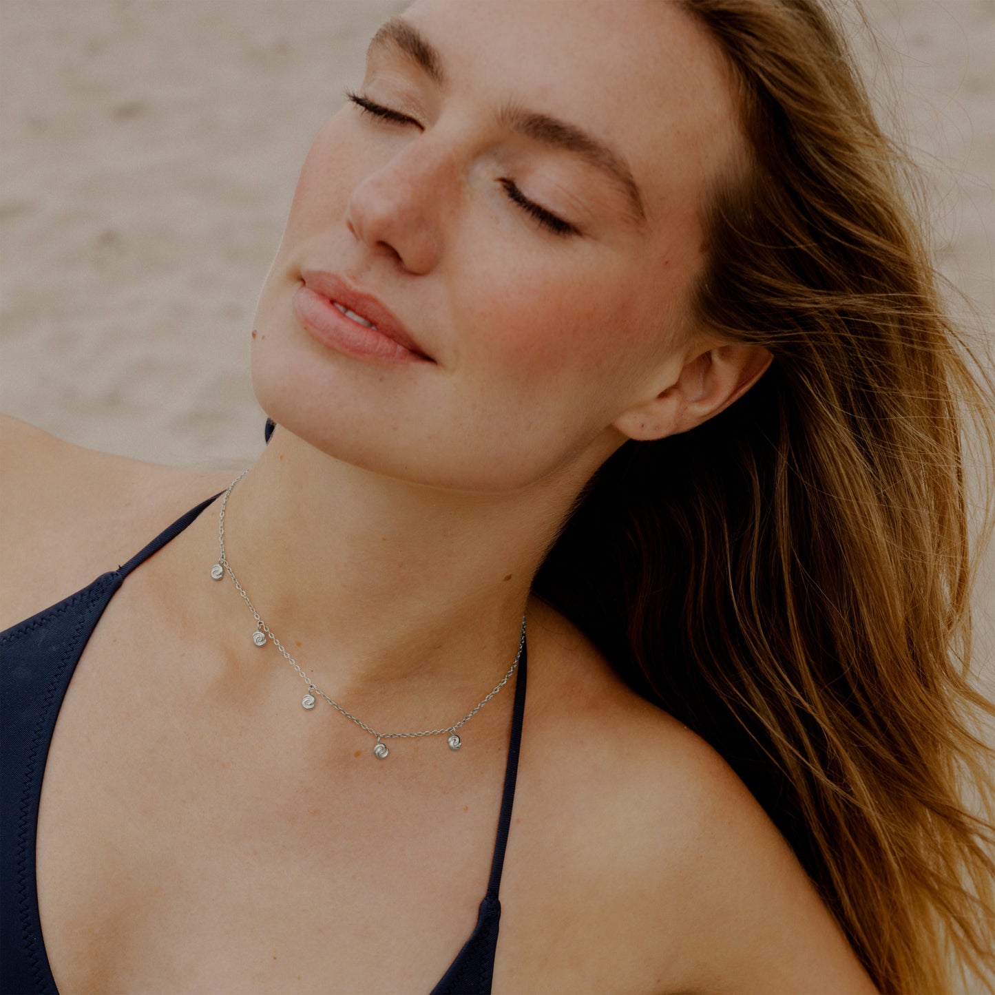 Tides of Time Choker Silver